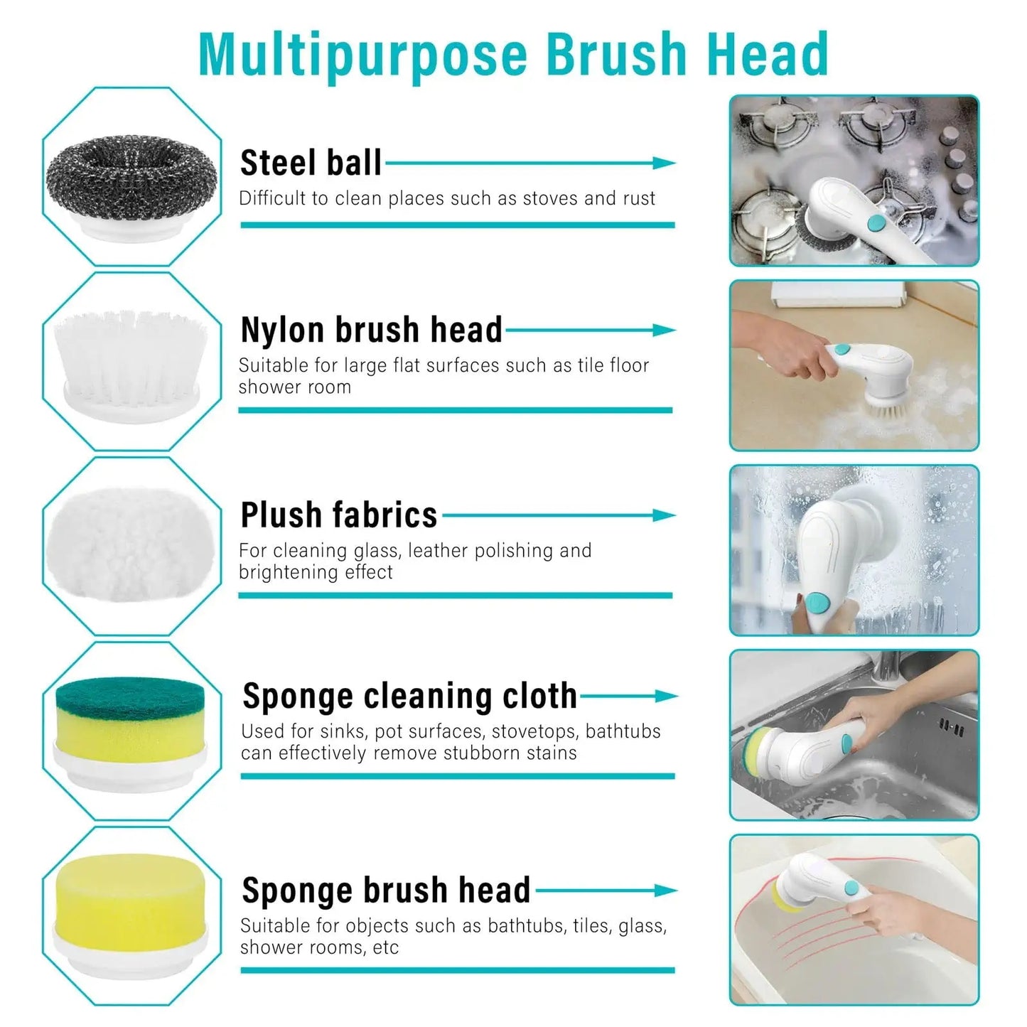Electric Scrubber Set