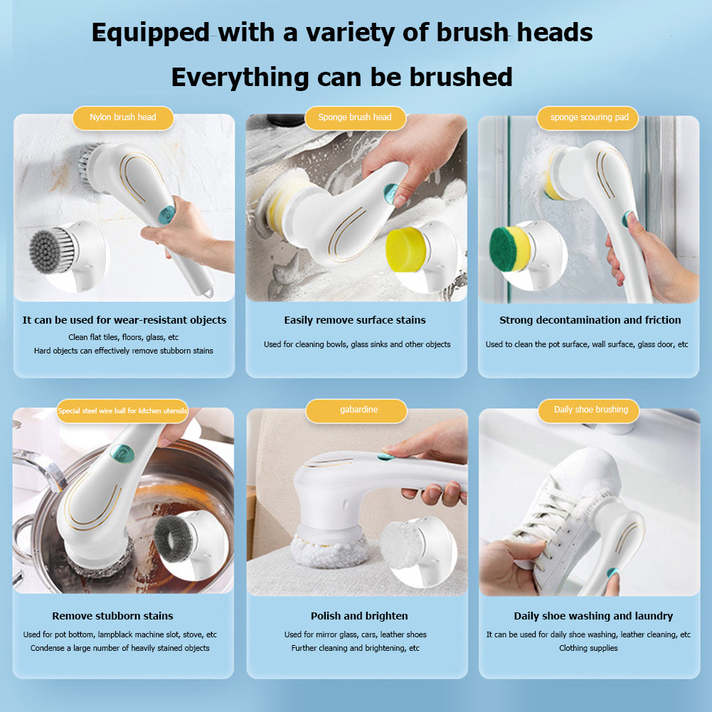Electric Scrubber Set